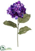 Silk Plants Direct Hydrangea Spray - Purple - Pack of 6