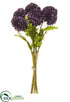 Silk Plants Direct Pompom Bundle - Purple - Pack of 12
