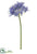 Silk Plants Direct Agapanthus Spray - Purple - Pack of 12