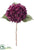 Hydrangea Spray - Purple - Pack of 24