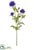 Silk Plants Direct Centaurea Spray - Purple - Pack of 12