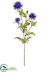 Silk Plants Direct Centaurea Spray - Purple - Pack of 12