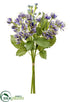 Silk Plants Direct Clemone Bundle - Purple - Pack of 12