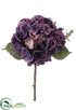 Silk Plants Direct Hydrangea Spray - Purple - Pack of 12