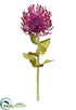 Silk Plants Direct Protea Spray - Purple - Pack of 12