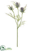 Silk Plants Direct Thistle Spray - Purple - Pack of 12