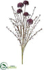Silk Plants Direct Allium Spray - Purple - Pack of 12