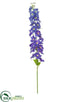 Silk Plants Direct Delphinium Spray - Blue Purple - Pack of 6