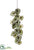 Silk Plants Direct Begonia Leaf Hanging Spray - Green Purple - Pack of 12