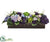 Ranunculus,  Hydrangea, Succulent - Lavender Purple - Pack of 1