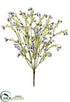 Silk Plants Direct Waxflower Bush - Lavender Purple - Pack of 12