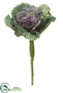 Silk Plants Direct Cabbage Spray - Gray Purple - Pack of 12