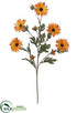 Silk Plants Direct Daisy Spray - Rust - Pack of 12