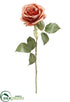 Silk Plants Direct Rose Spray - Rust - Pack of 12
