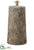 Cement Tree Trunk With Metal Tree Holder - Brown Rust - Pack of 1