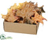 Silk Plants Direct Oak Leaf Assortment - Brown Rust - Pack of 12