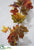 Maple Leaf Garland - Green Rust - Pack of 6