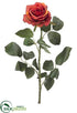 Silk Plants Direct Confetti Rose Spray - Orange Rust - Pack of 6