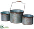 Silk Plants Direct Planter - Gray Rust - Pack of 1