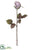 Rose Bud Spray - Taupe - Pack of 12
