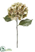 Silk Plants Direct Hydrangea Spray - Green Avocado - Pack of 12