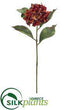 Silk Plants Direct Hydrangea Spray - Coffee - Pack of 6