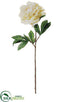 Silk Plants Direct French Peony Spray - Ivory - Pack of 6