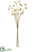 Silk Plants Direct Daisy Bundle - Ivory - Pack of 6