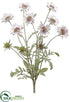 Silk Plants Direct Scabiosa Bush - Lavender - Pack of 6
