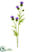 Silk Plants Direct Thistle Spray - Lavender - Pack of 12