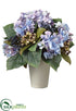 Silk Plants Direct Hydrangea, Berries - Blue Lavender - Pack of 1