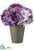 Silk Plants Direct Hydrangea - Purple Lavender - Pack of 6