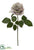 Silk Plants Direct Rose Spray - Avocado Lavender - Pack of 12