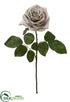 Silk Plants Direct Rose Spray - Avocado Lavender - Pack of 12