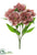 Glittered Velvet Magnolia Bush - Mauve - Pack of 6