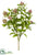 Silk Plants Direct Skimmia Branch - Mauve - Pack of 4