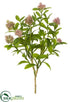 Silk Plants Direct Skimmia Branch - Mauve - Pack of 4