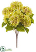 Silk Plants Direct Hydrangea Bush - Green Mauve - Pack of 12