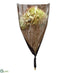 Silk Plants Direct Preserved Hydrangea Spray - Green Mauve - Pack of 10