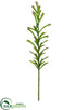 Silk Plants Direct Soft Plastic Aeonium Spray - Green Mauve - Pack of 12