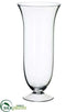 Silk Plants Direct Glass Vase - Clear - Pack of 1