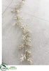 Silk Plants Direct Glittered Twig Garland - Gold Clear - Pack of 4