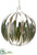 Cactus Glass Ball Ornament - Green Clear - Pack of 6