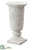 Urn - White Whitewashed - Pack of 1