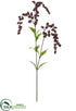 Silk Plants Direct Berry Spray - Burgundy Whitewashed - Pack of 12