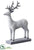 Reindeer - Gray Whitewashed - Pack of 2