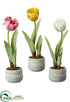 Silk Plants Direct Tulip - Mixed - Pack of 2