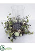 Silk Plants Direct Bird's Nest, Egg Centerpiece - Mixed - Pack of 2