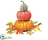 Silk Plants Direct Stacking Pumpkin With Maple Base Mix - Mixed - Pack of 4