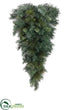 Silk Plants Direct Sugen Pine Teardrop - Green Mixed - Pack of 6